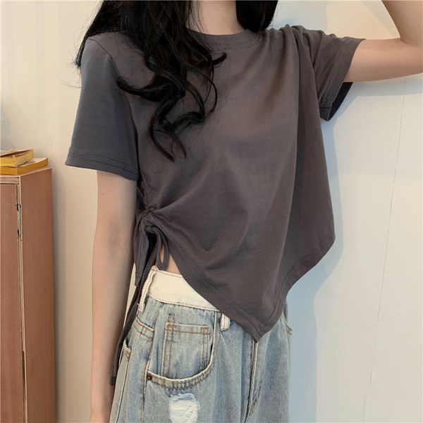 ウエストリボンTシャツ