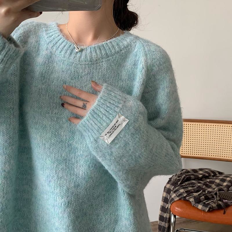 プルオーバー丸首ニット｜レディース服通販専門店のミニュ（minew）