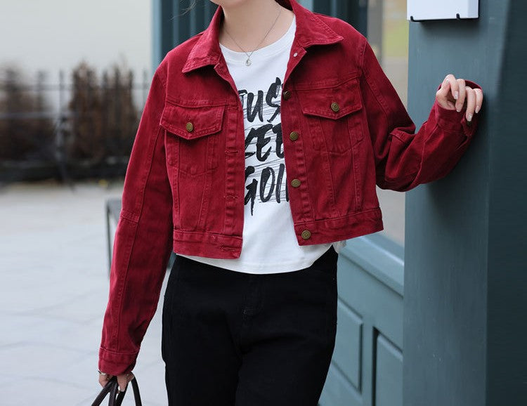 デニムショートジャケット