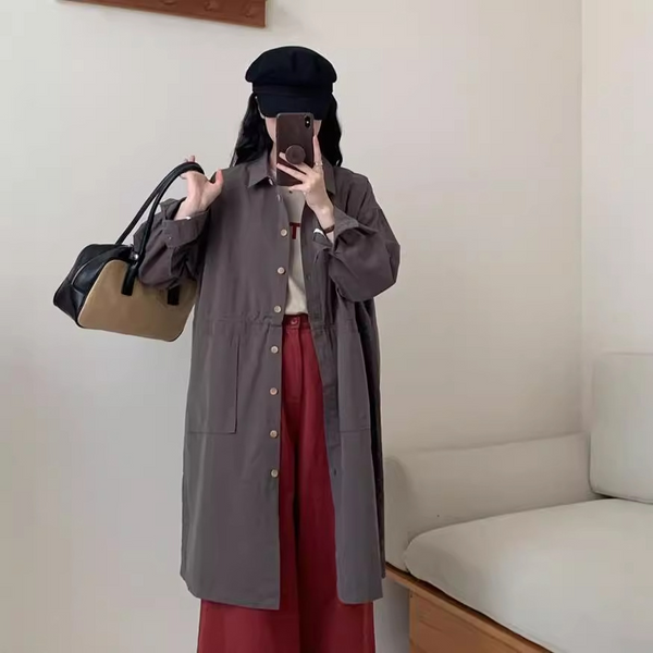 ビックポケットシャツワンピース