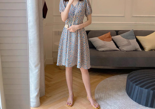 フレンチニッチウエストワンピース