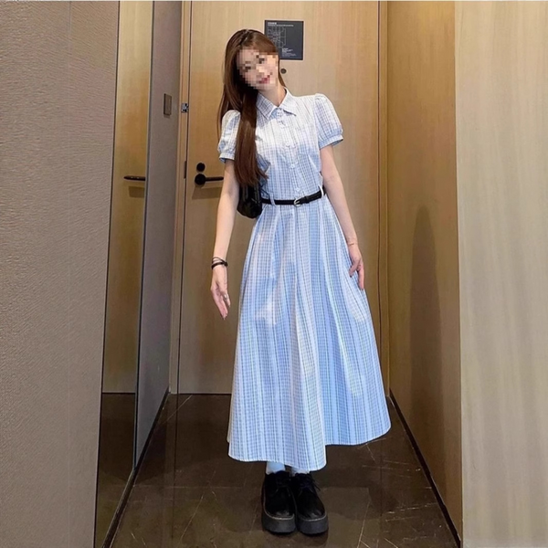 フレンチブルーワンピース
