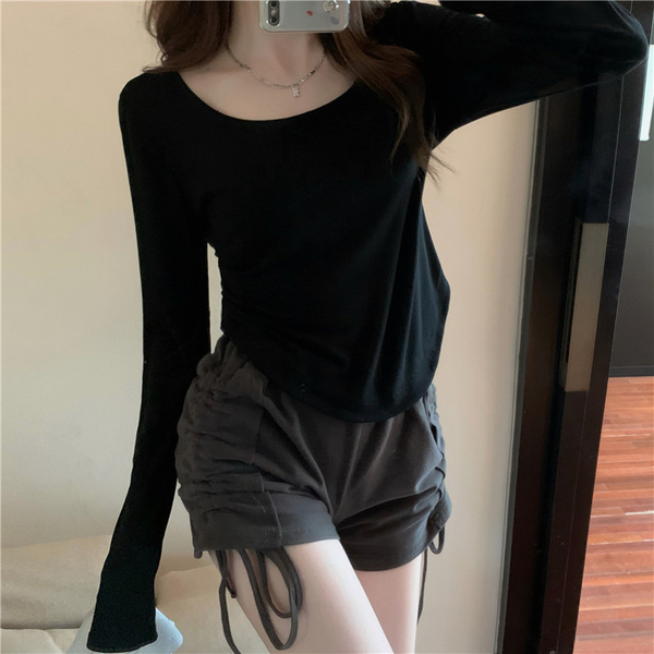 ショート丈ロングシャツ