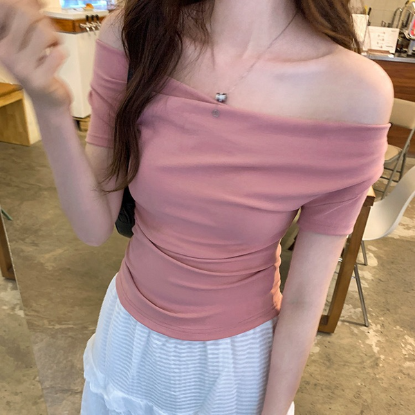 2WAYオフショルシャツ