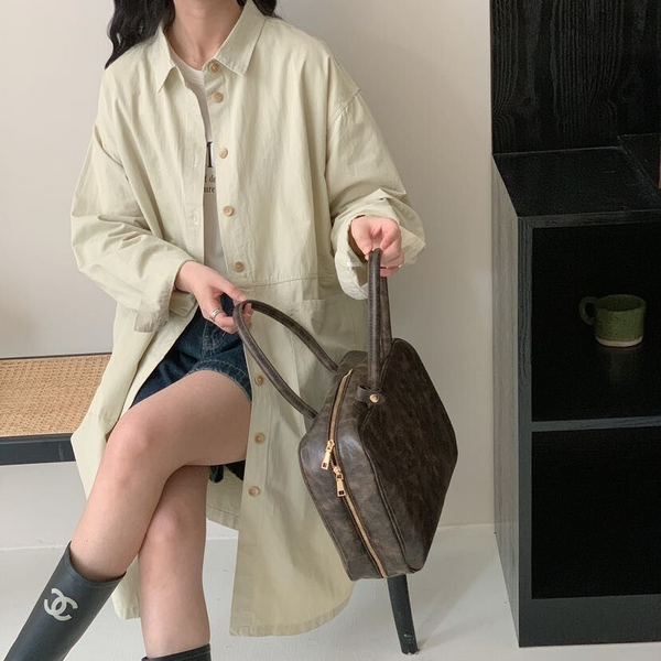 ビックポケットシャツワンピース