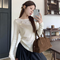 オブロングシフォンシャツ