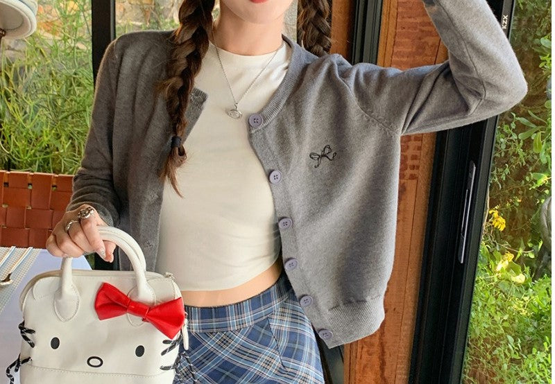 シェニールカーディガン