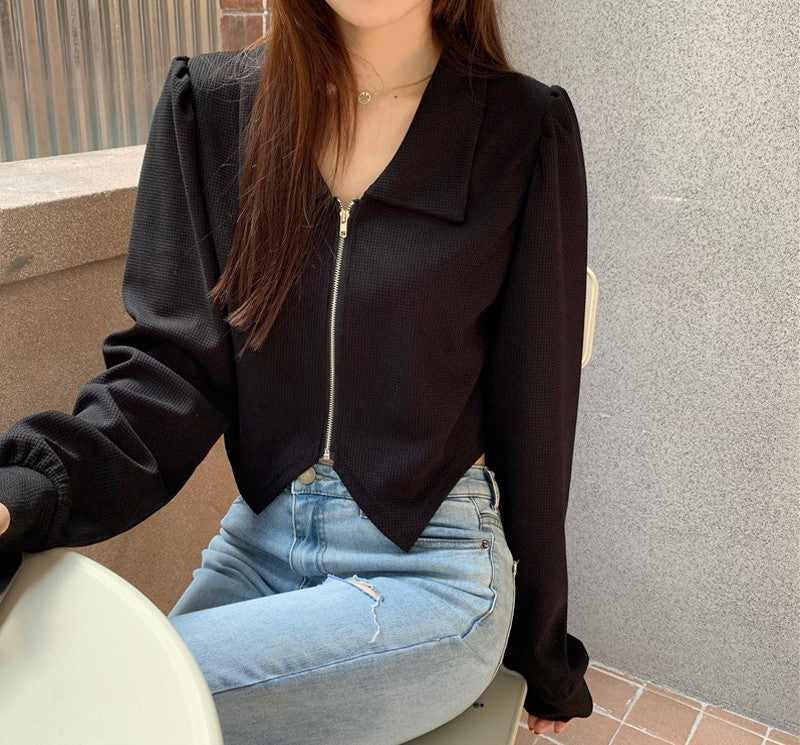 ウエストカットアウター