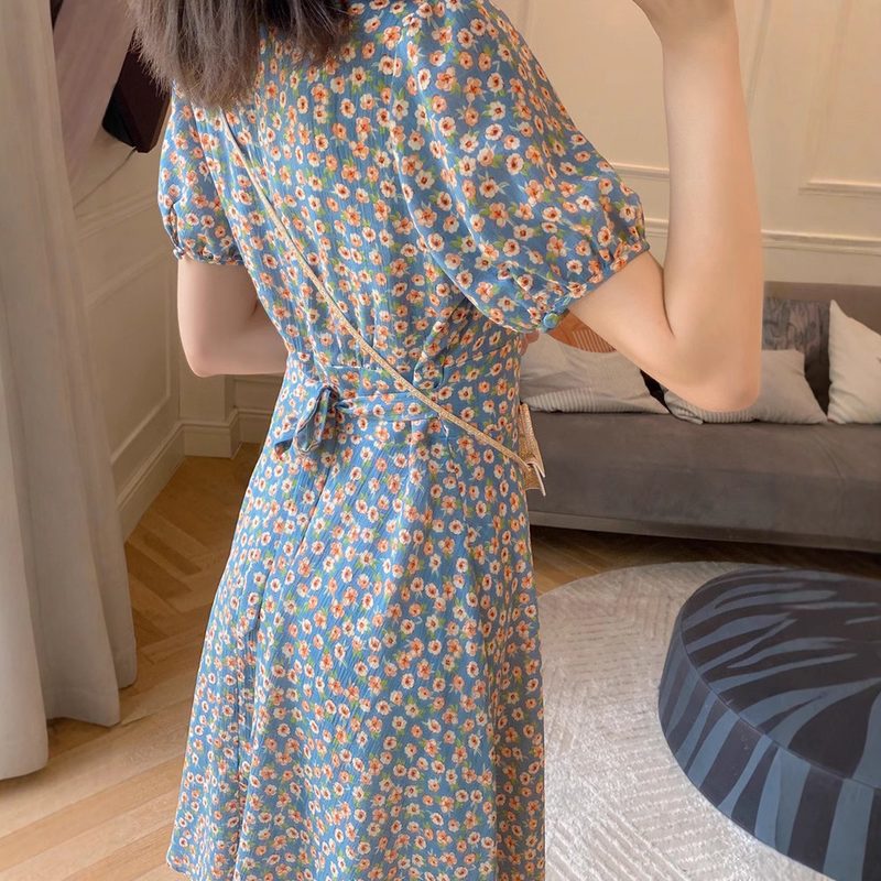 フレンチニッチウエストワンピース