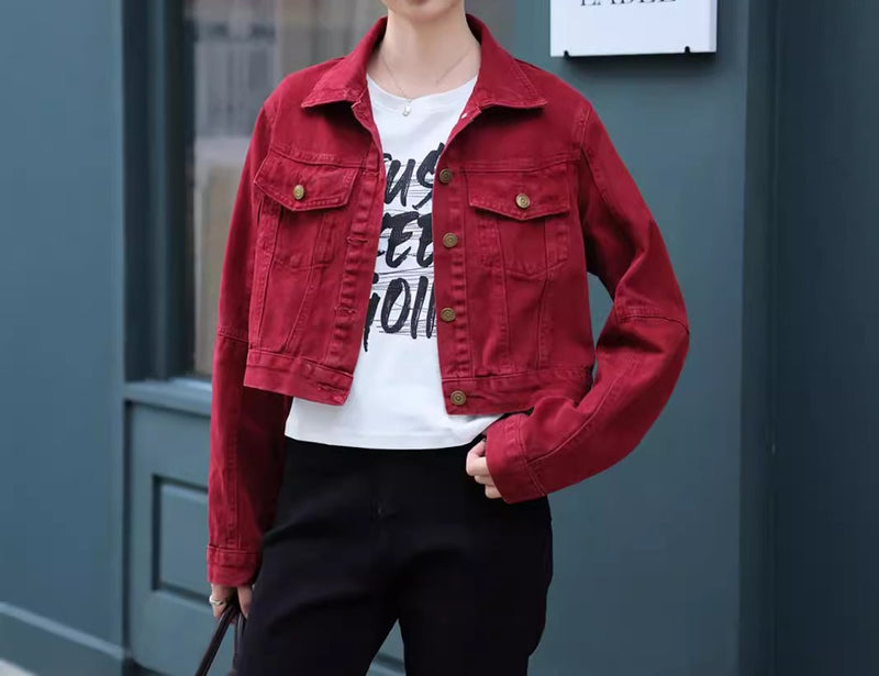 デニムショートジャケット