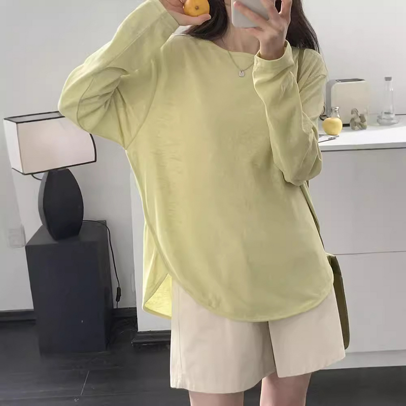 薄手ゆったりロンT