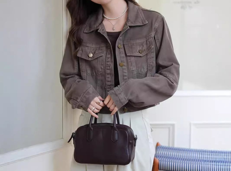 デニムショートジャケット