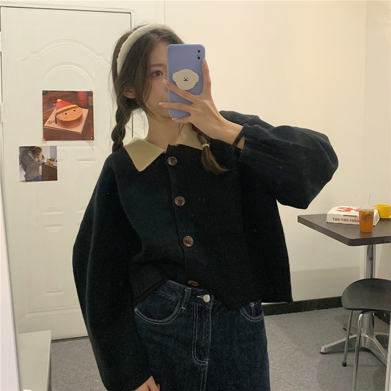 2トーンセーターコート