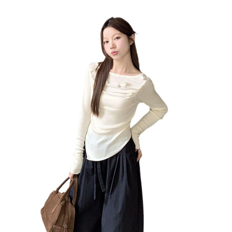 オブロングシフォンシャツ