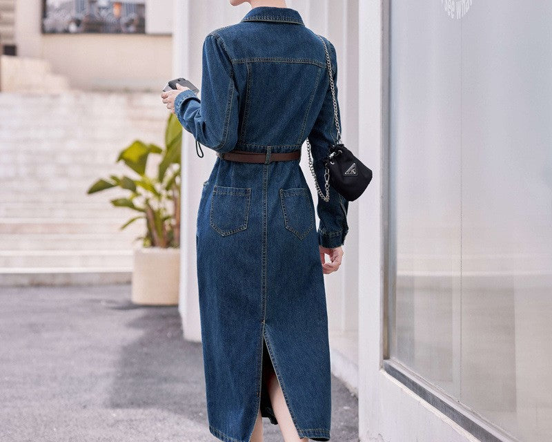 デニムミディアムワンピース