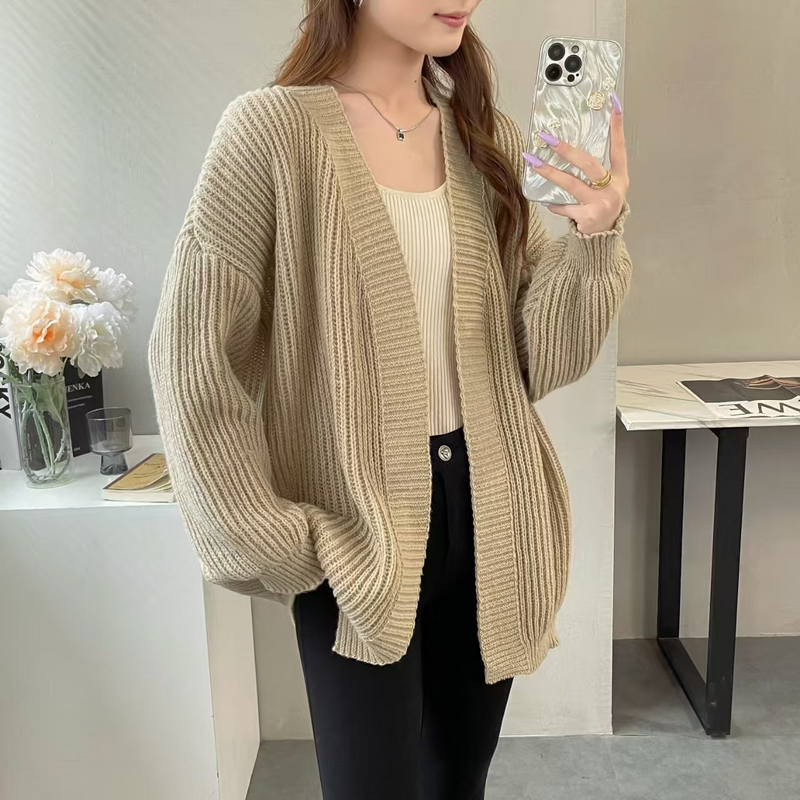 ルーズカジュアルカーディガン