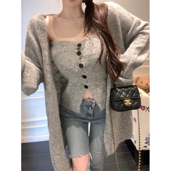 ルーズカーディガン2ピース