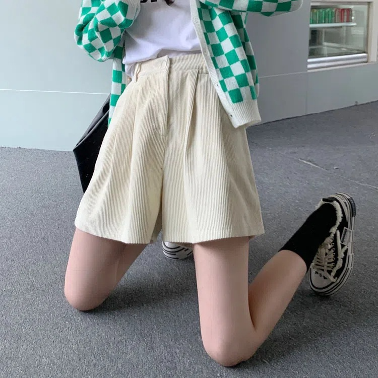 コーデュロイショートパンツ