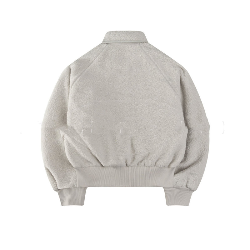 ダブルジッパーラムウールアウター