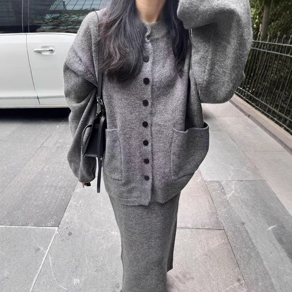 ニットカーディガン３点セット