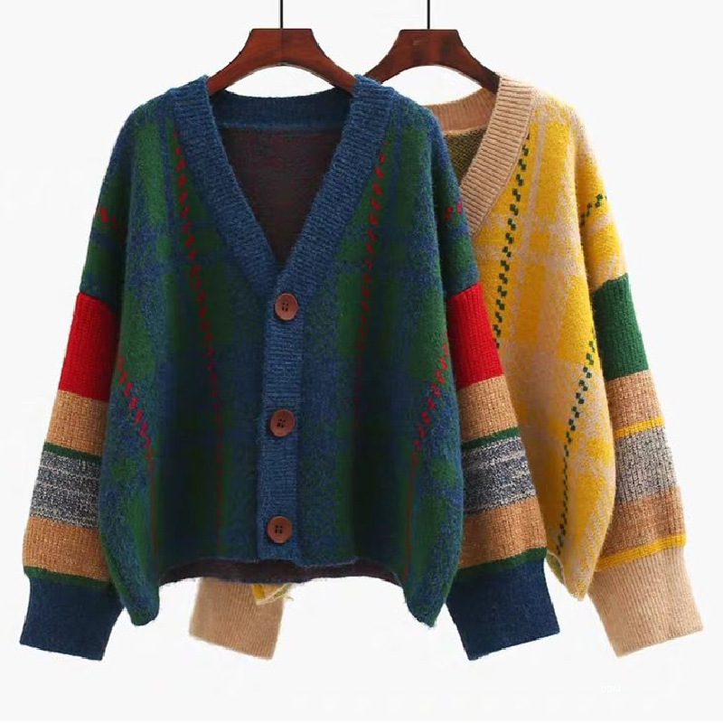 レトロゆるカーディガン