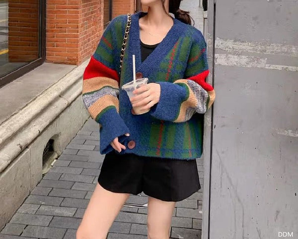 レトロゆるカーディガン