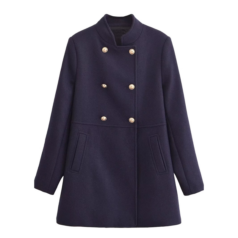 ダブルボタンコート