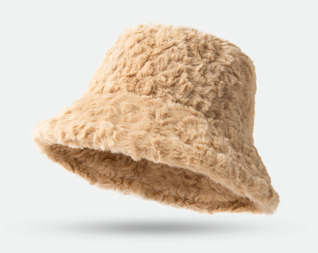 もこもこバケットハット