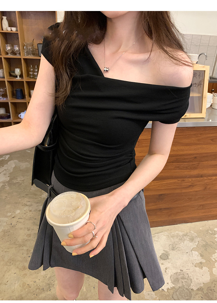 2WAYオフショルシャツ