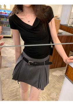 2WAYオフショルシャツ