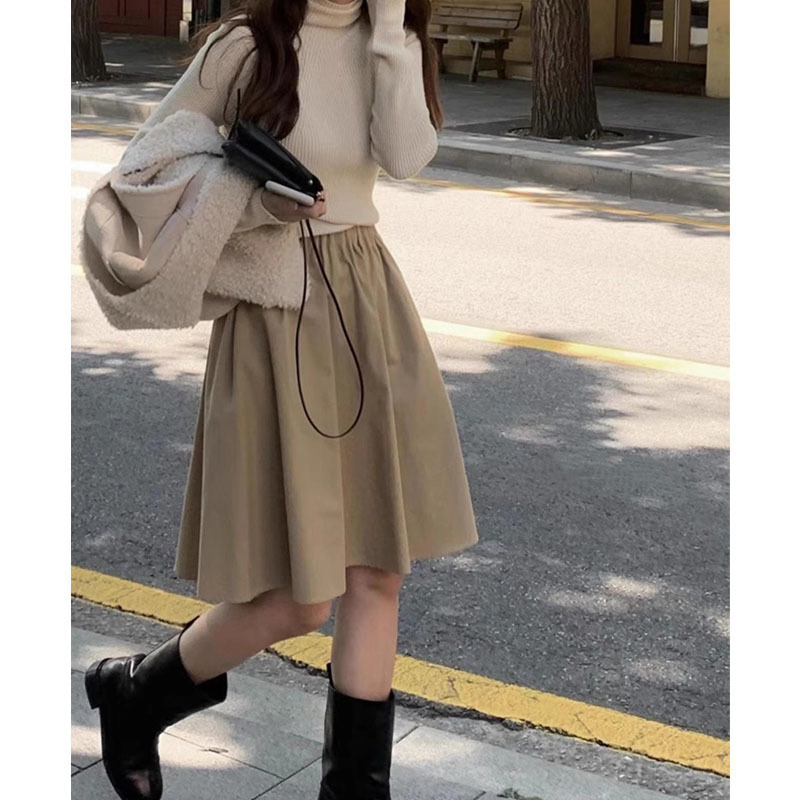 フレンチAラインスカート