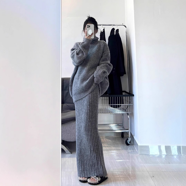 フレンチニットタイトスカート２点セット