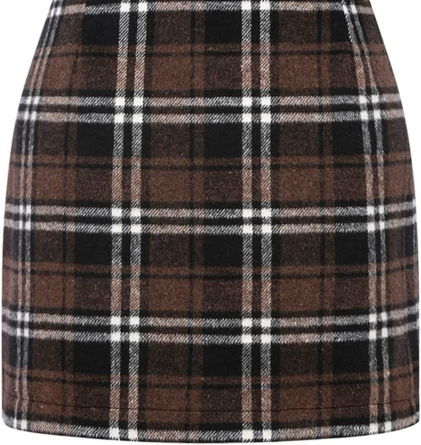 あったかチェックミニスカート