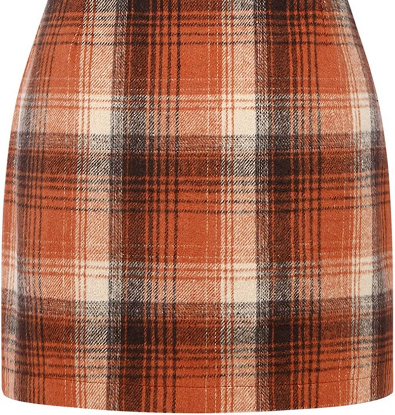 あったかチェックミニスカート