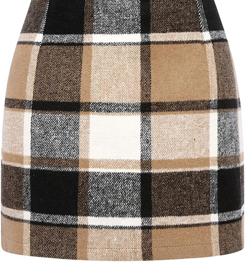 あったかチェックミニスカート