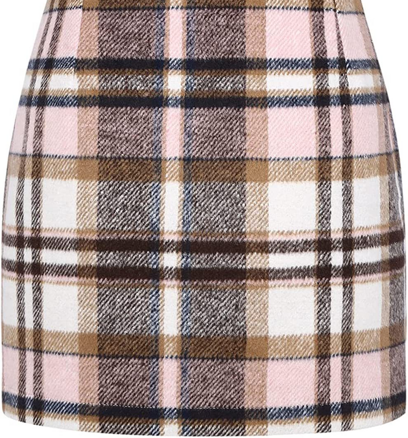 あったかチェックミニスカート