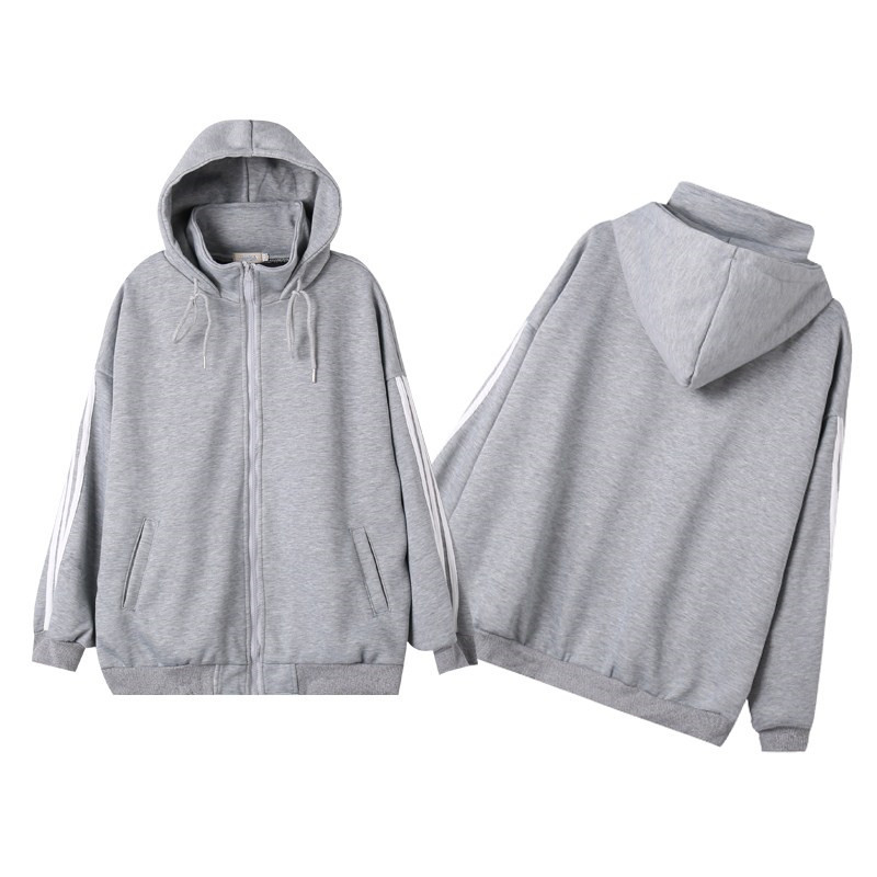 スポーツルーズジッパースエットパーカー