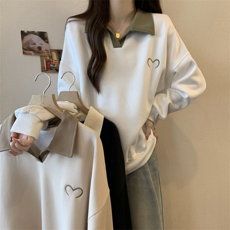 2トーンゆったりポロ