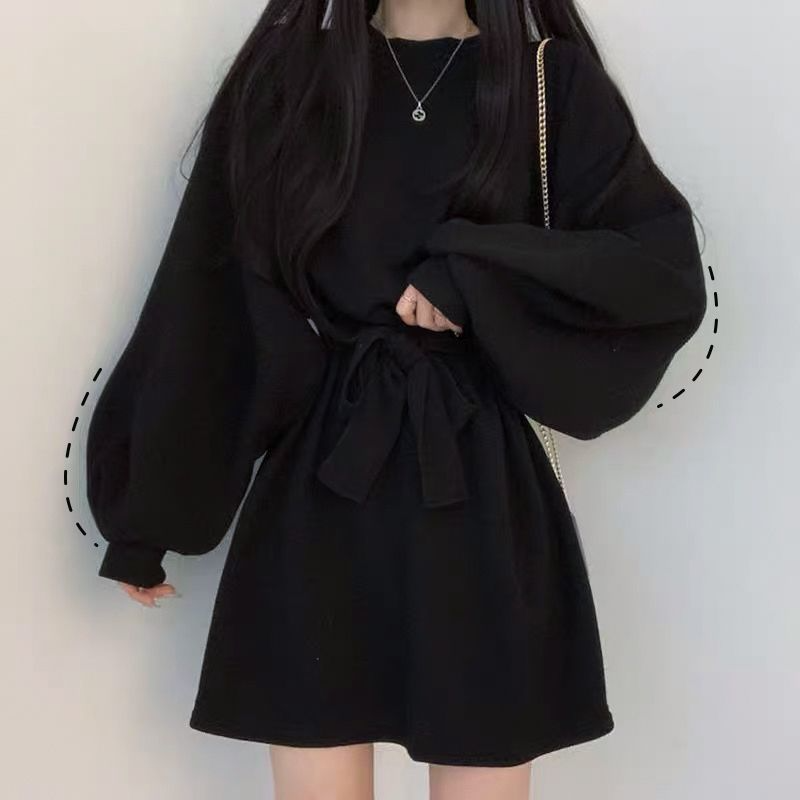 ウエストリボンワンピース