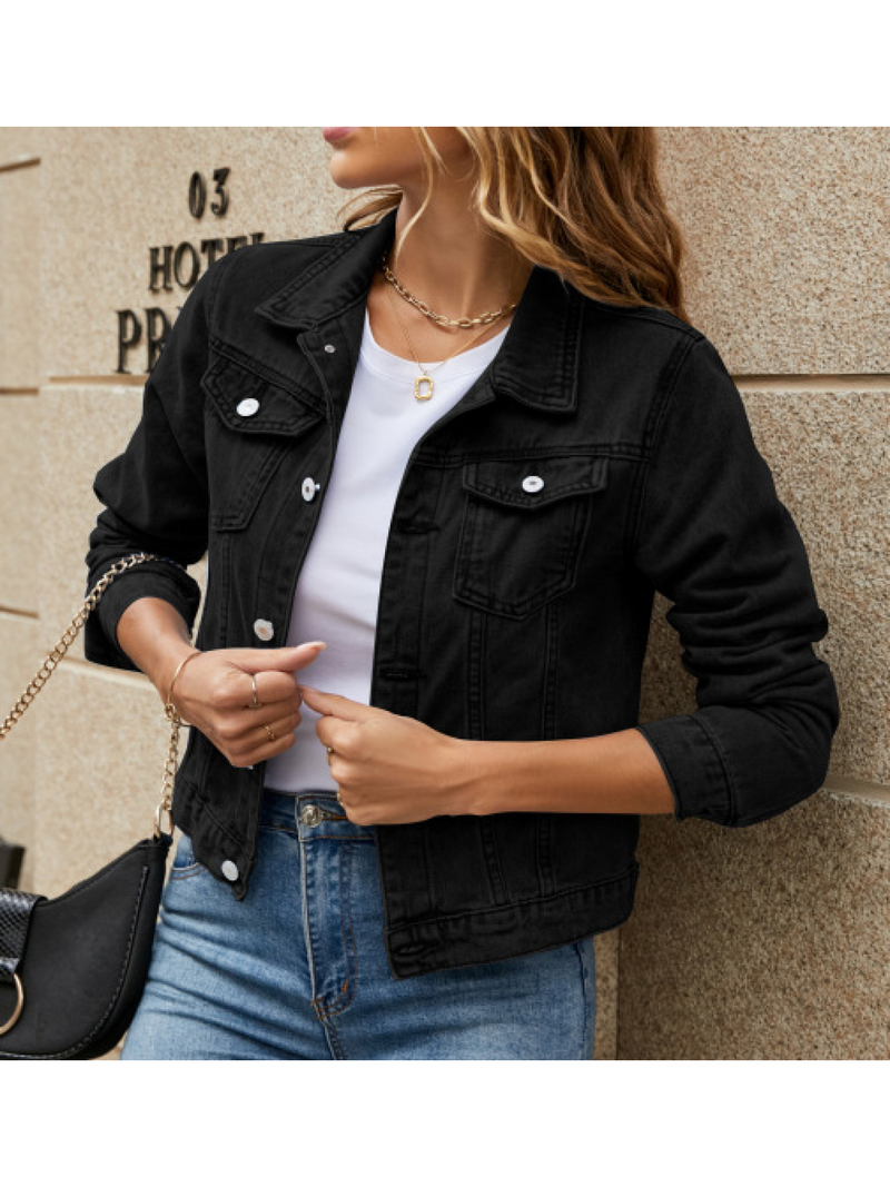 スリムフィットデニムジャケット