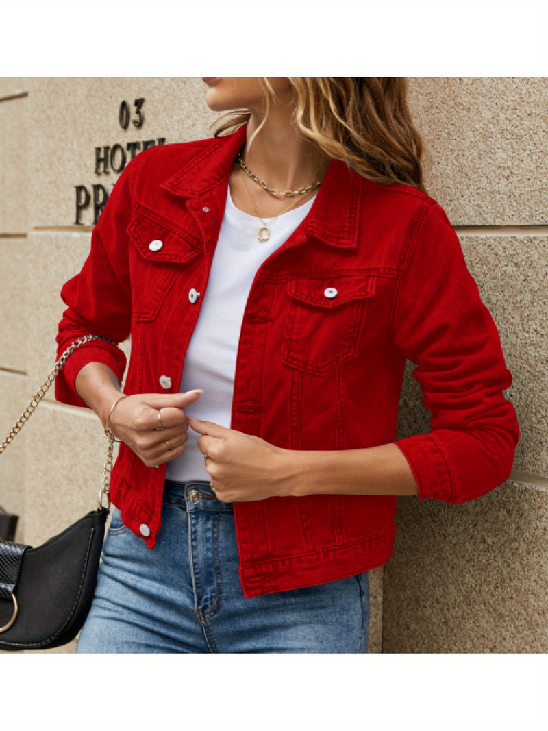 スリムフィットデニムジャケット