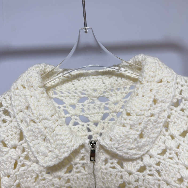 ゆったり網カーディガン