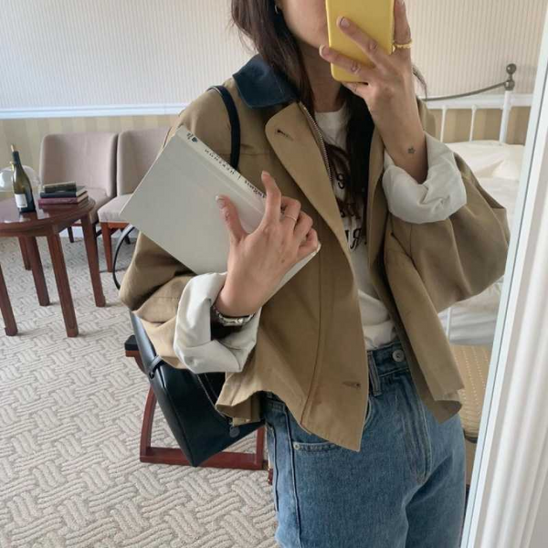 ゆったりシルエットコート