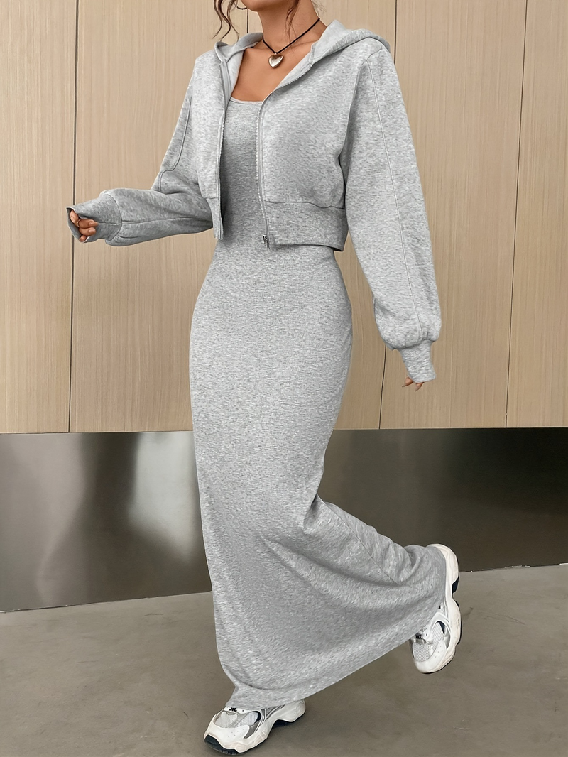 スエットキャミワンピース