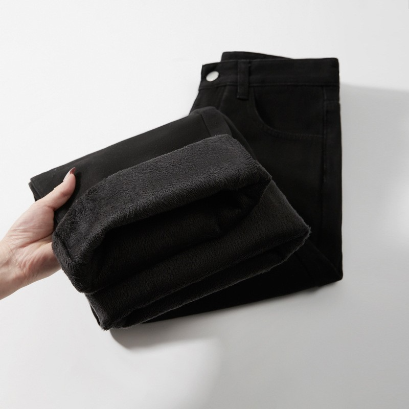 裏起毛ストレートパンツ