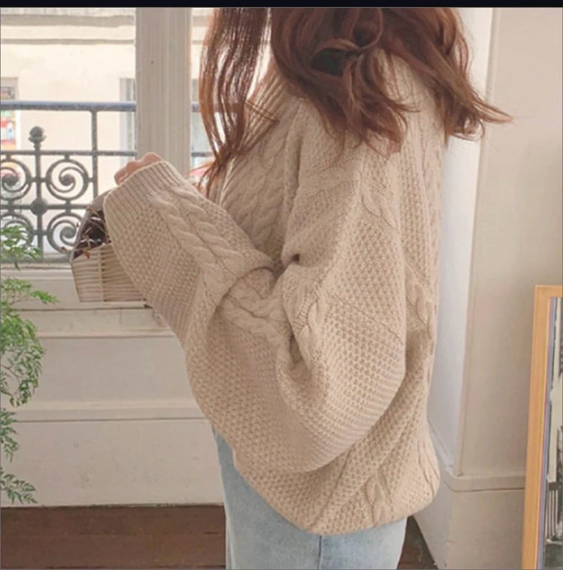 ナチュラルプルオーバーニット
