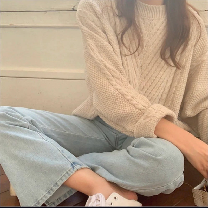 ナチュラルプルオーバーニット