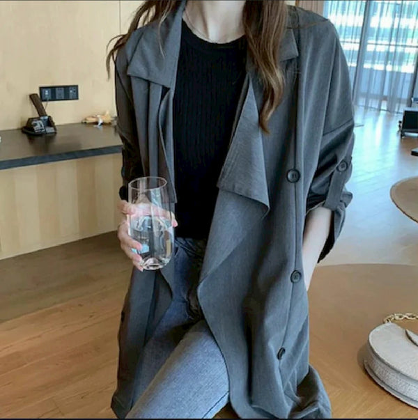 薄手ビックコート