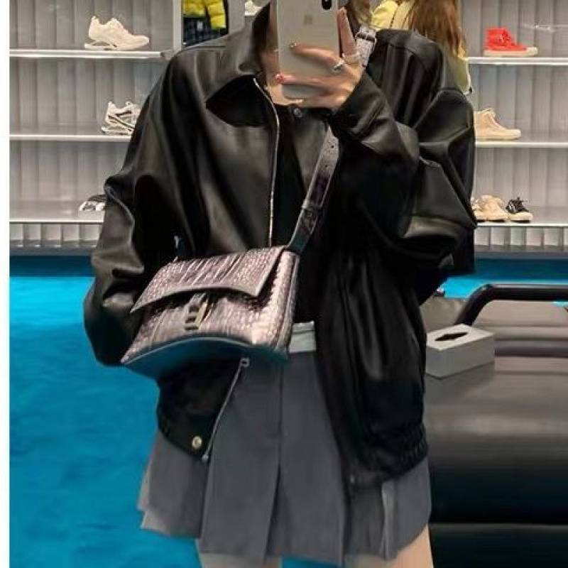 レトロ革ジャケット