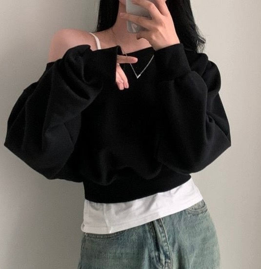 ルーズショートトレーナー